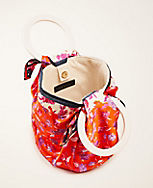 Floral Scarfed Bucket Bag carousel Product Image 2