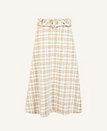 Checked Belted Full Skirt  carousel Product Image 2