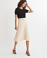 Checked Belted Full Skirt  carousel Product Image 3