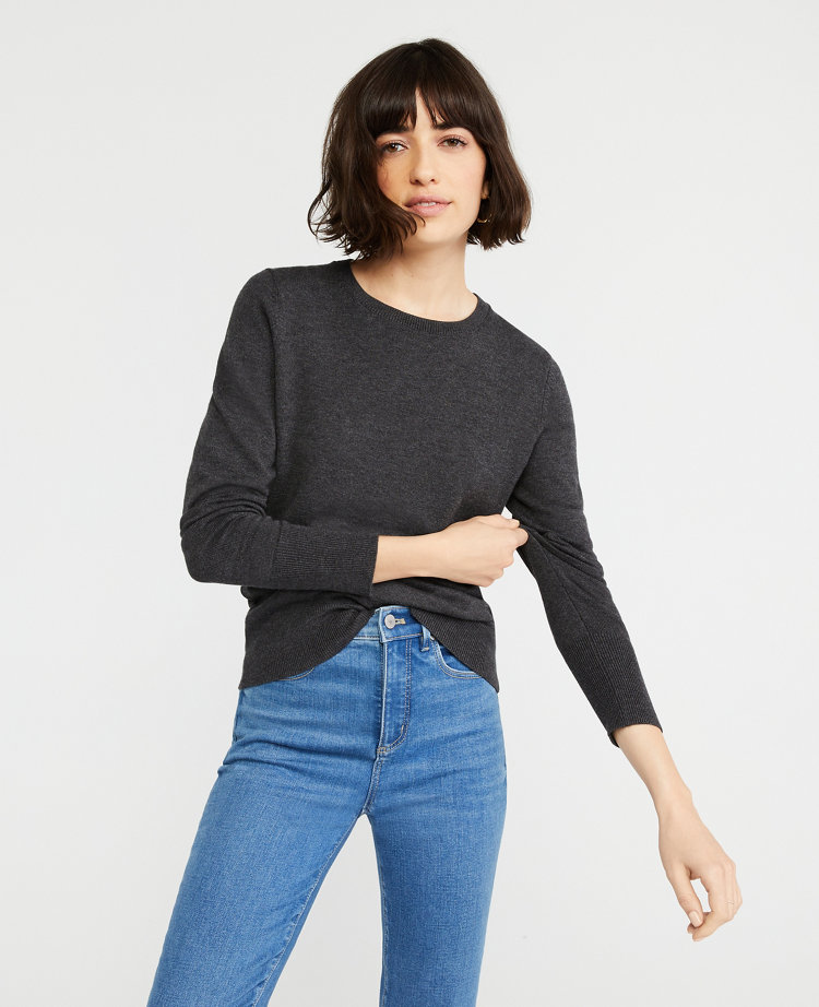 ann taylor crew neck sweater
