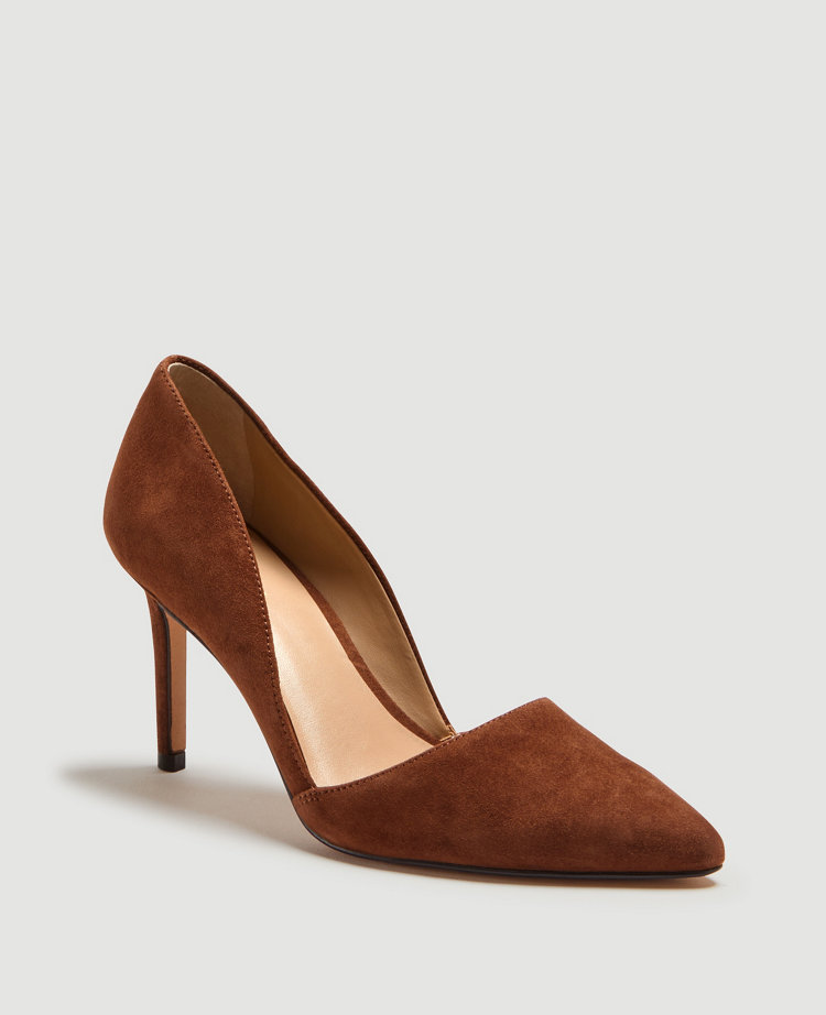 Ann taylor suede pumps online