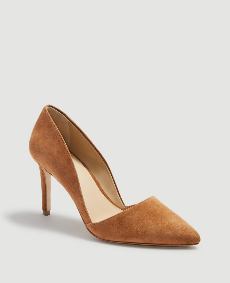 Azra Suede Pumps Ann Taylor