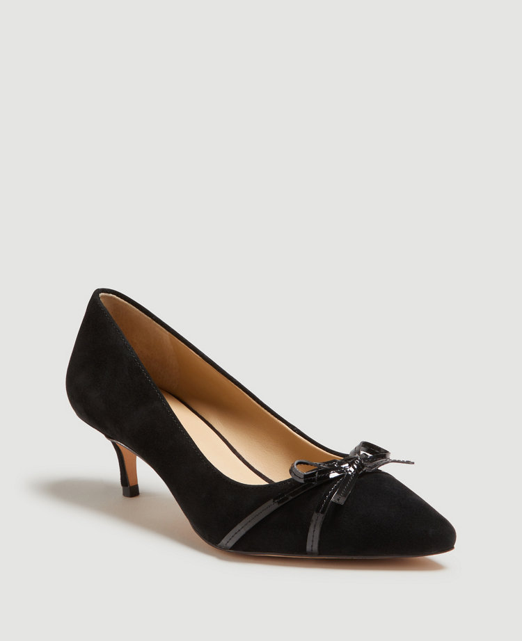 D'Andrea Suede Bow Pumps