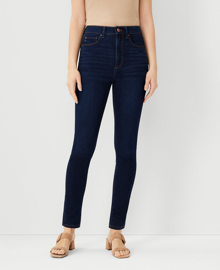 Sculpting Pocket Highest Rise Skinny Jeans in Classic Dark Indigo Wash