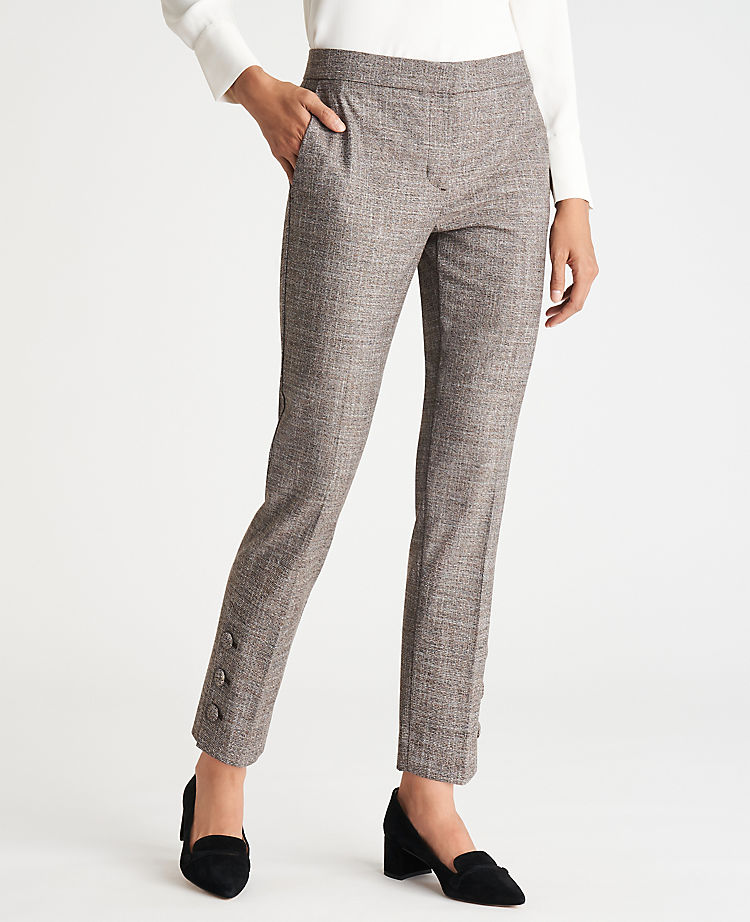 The Petite Ankle Pant with Button Detail - Curvy Fit