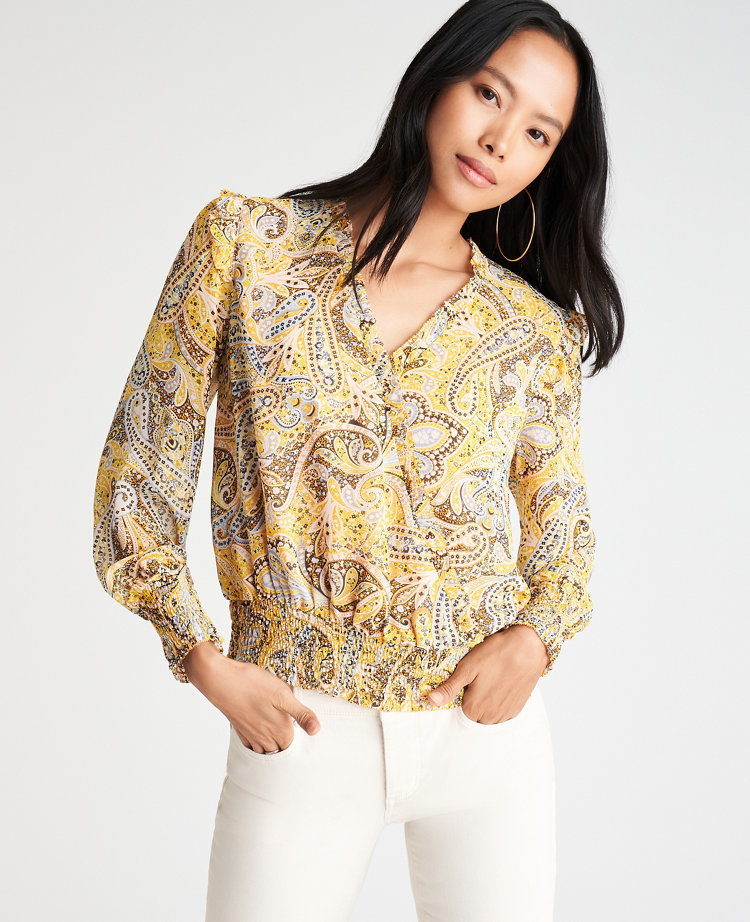 ruffle wrap top
