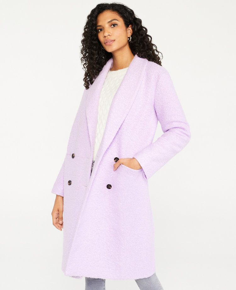 Shawl Collar Cocoon Coat