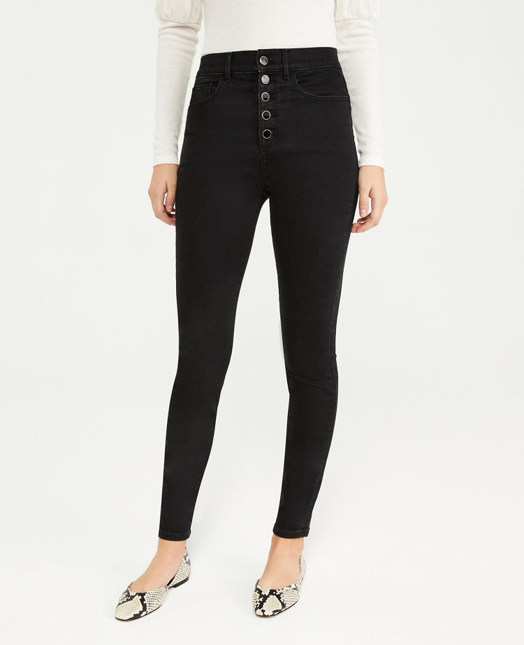 ann taylor black jeans