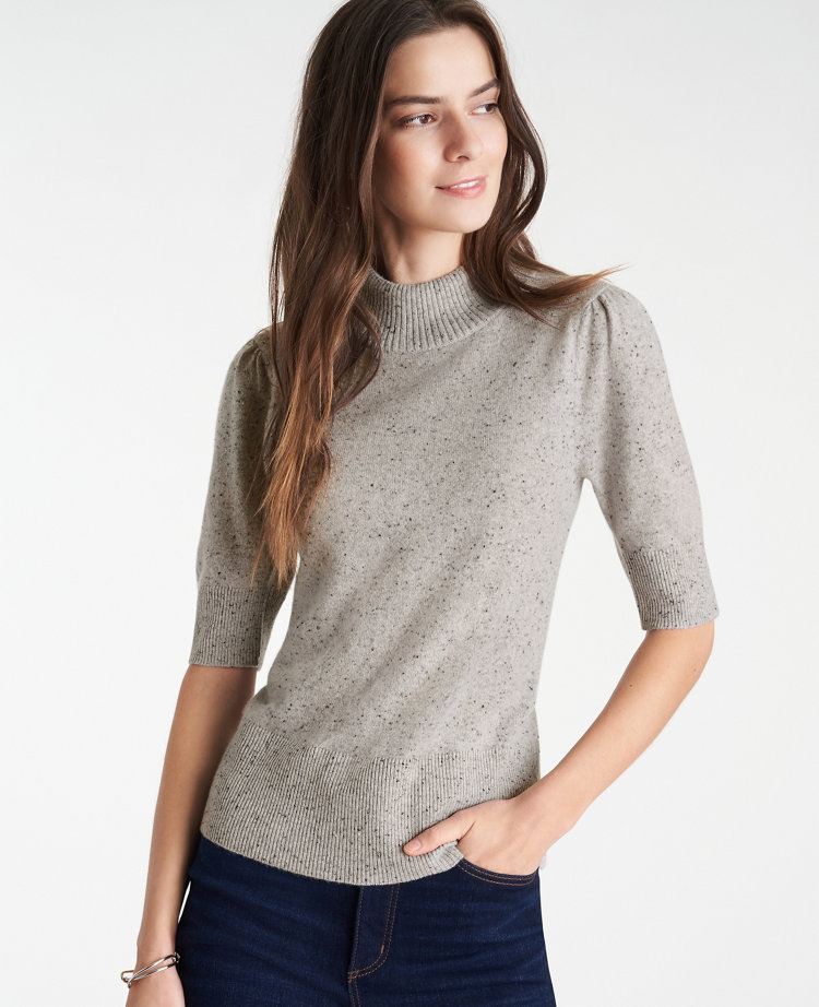 puff sleeve sweater