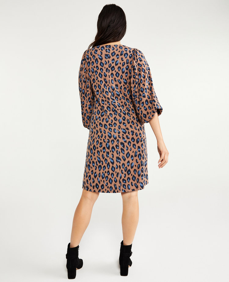 Animal print shift dress hot sale