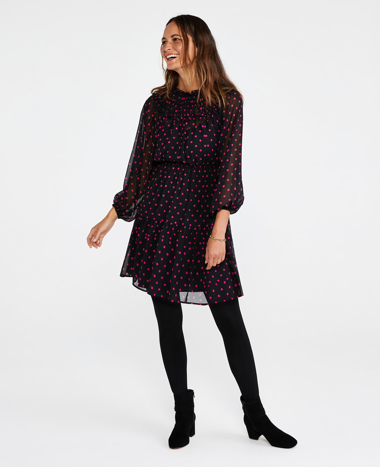 ann taylor fit and flare dress