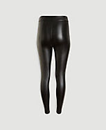 The Side Zip Faux Leather Legging carousel Product Image 3