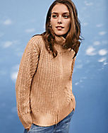 Shimmer Bomber Sweater Jacket carousel Product Image 1