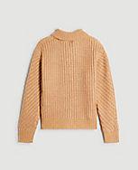Shimmer Bomber Sweater Jacket carousel Product Image 4