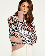 Fair Isle Jacquard Sweater carousel Product Image 1