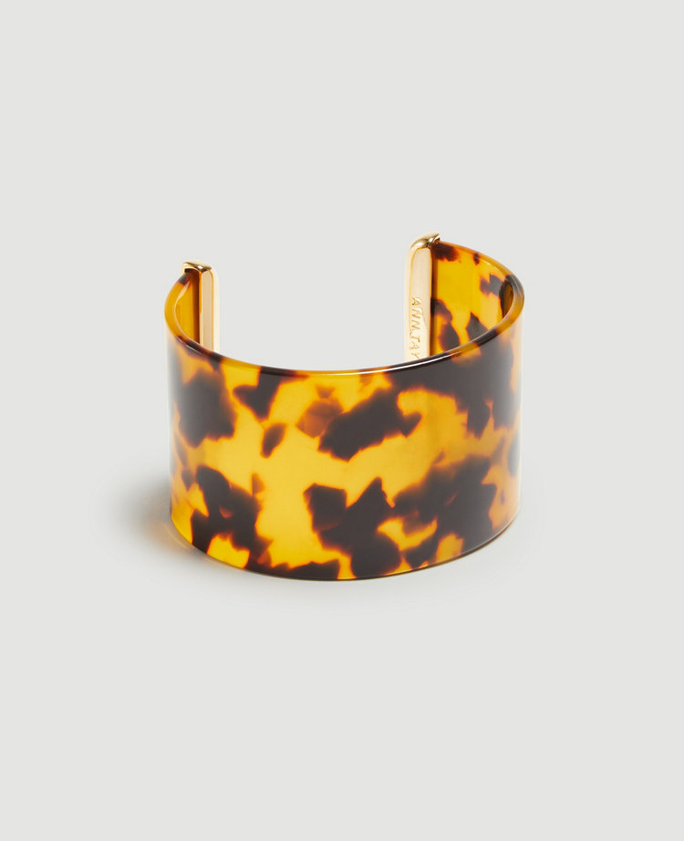 Tortoiseshell Print Cuff Bracelet