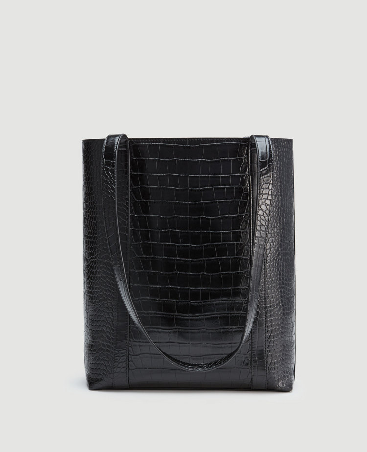 Crocodile Print Tote