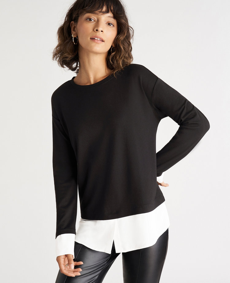 Layered Mixed Media Top