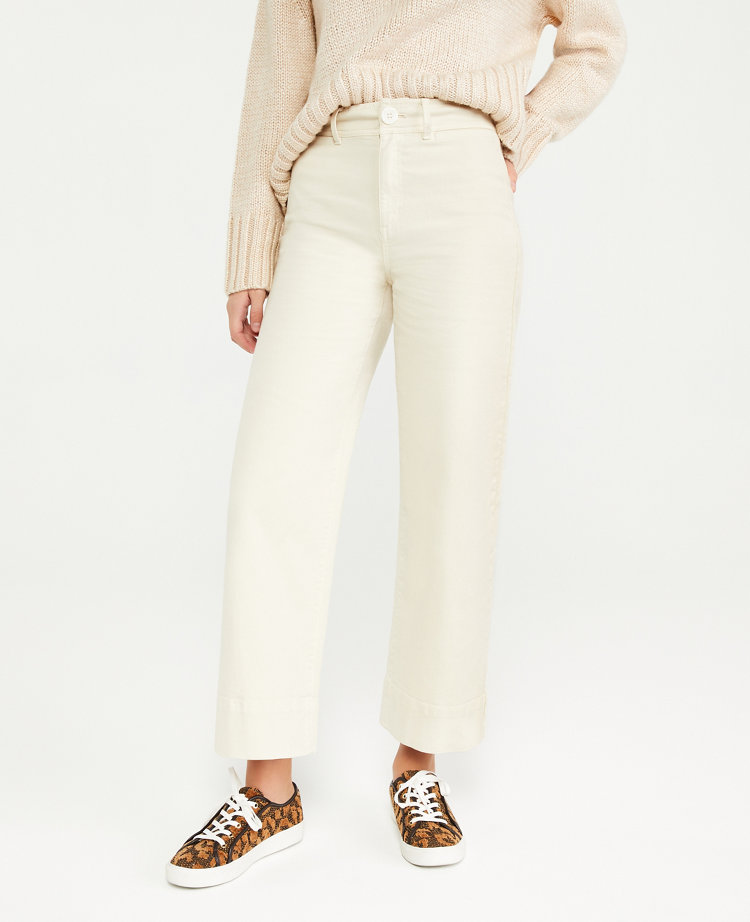 ann taylor wide leg jeans