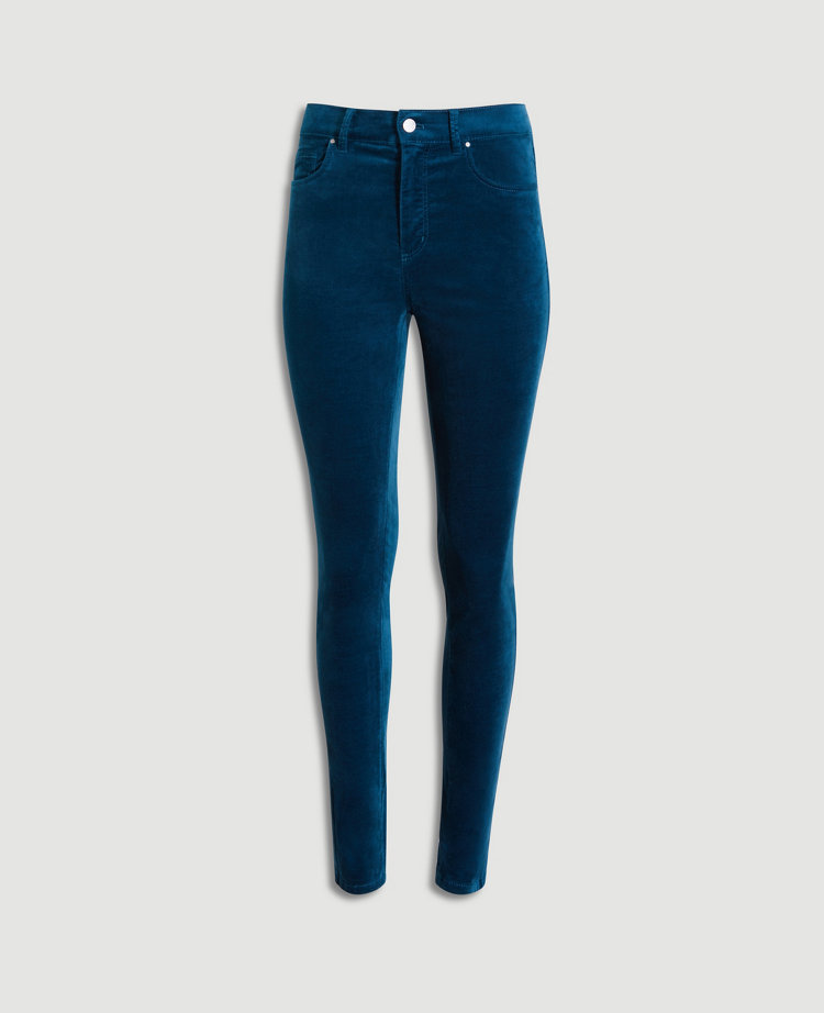 petite velvet jeans
