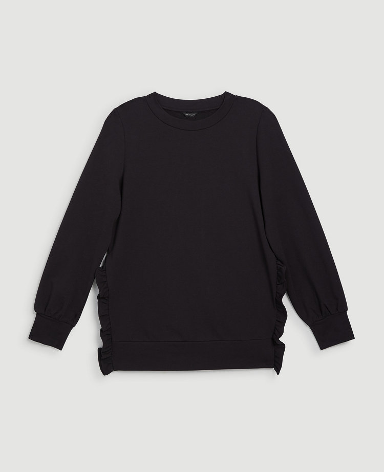 side slit sweatshirt