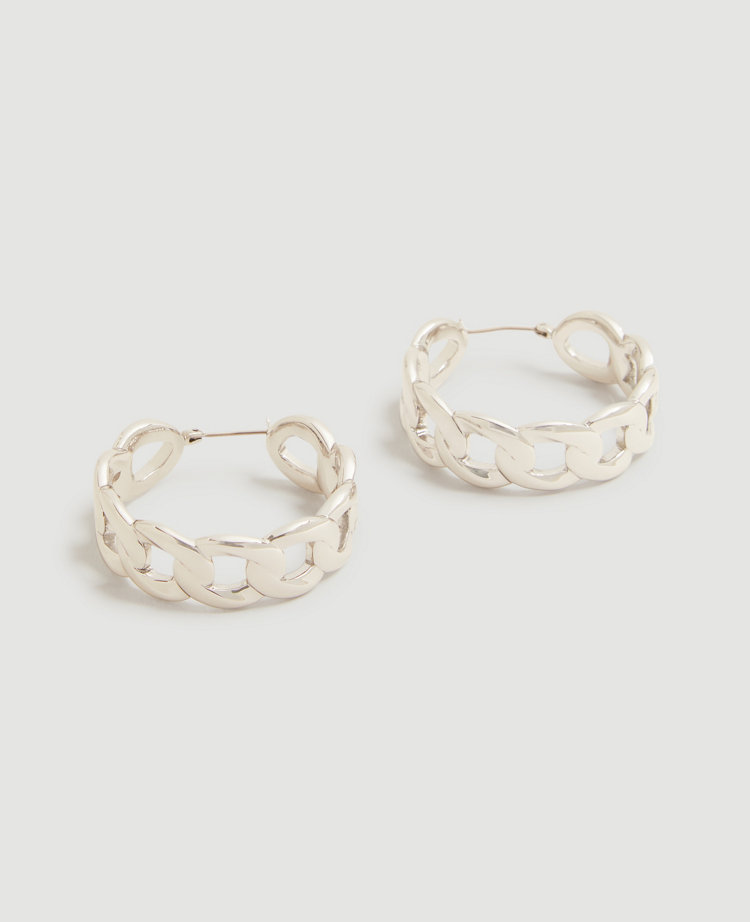 Chain Hoop Earrings