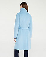 Belted Funnel Neck Coat carousel Product Image 2