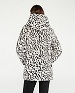 Leopard Print Faux Fur Coat carousel Product Image 2