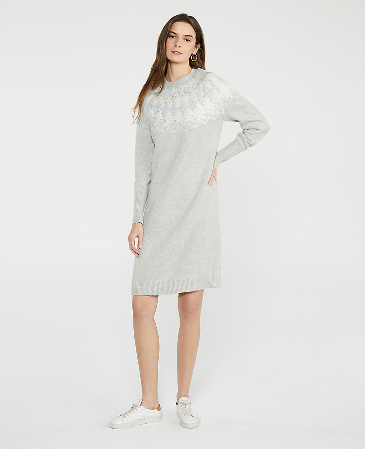 Fair Isle Sweater Dress