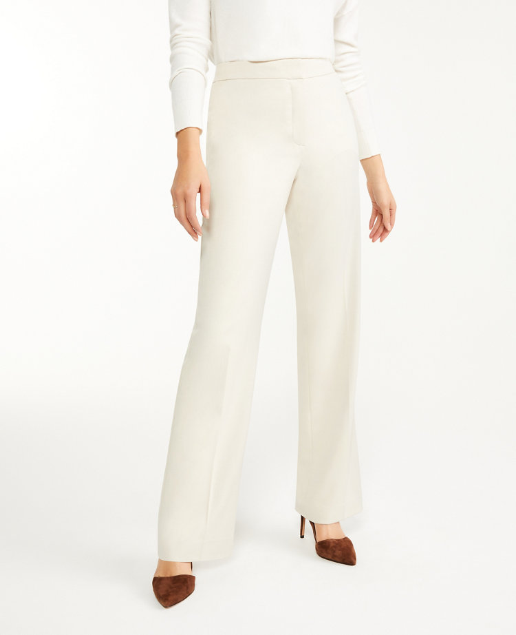 high rise flare trousers