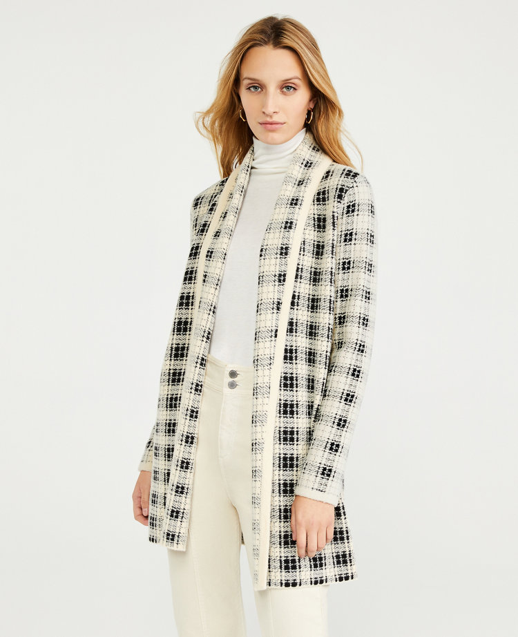 coatigan plaid