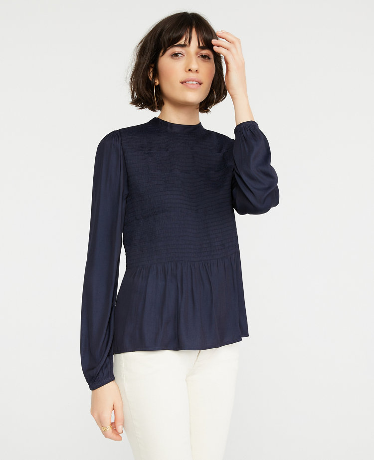 ann taylor peplum top