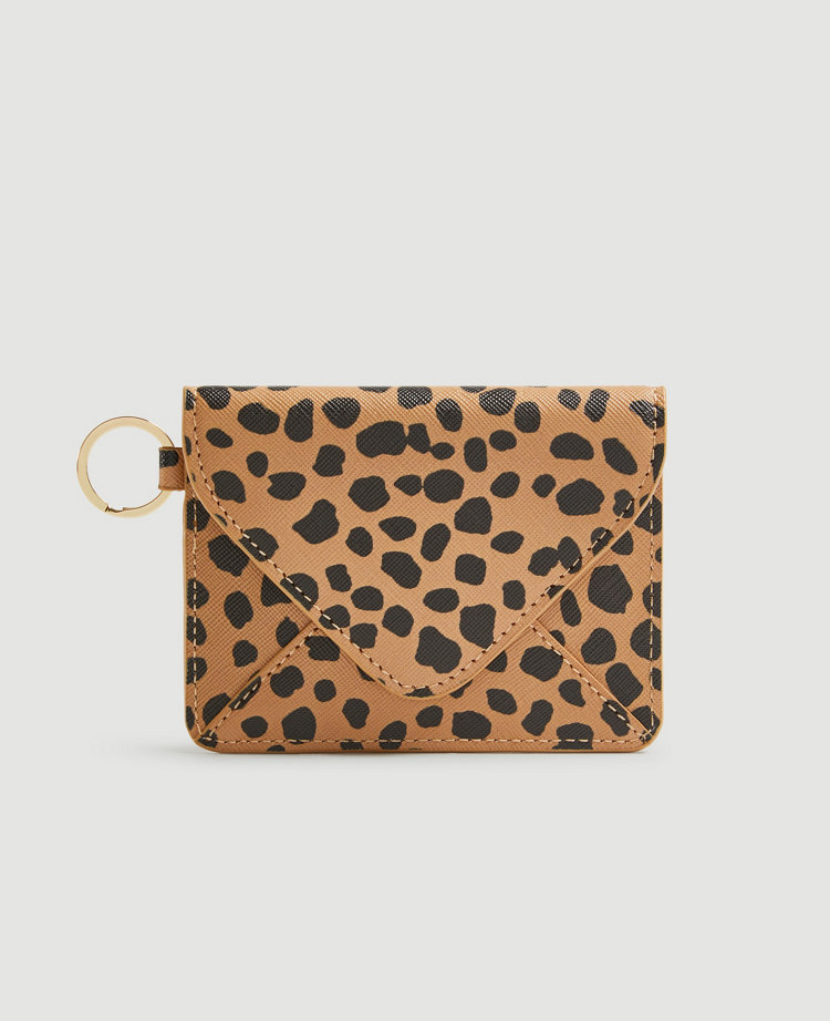 Cheetah Print Key Ring Pouch