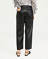 The Faux Leather Wide Leg Crop Pant carousel Product Image 2