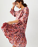 Floral Ruffle Swing Dress carousel Product Image 1