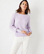 Ribbed Bell Sleeve Sweater carousel Product Image 1
