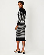 Striped Midi Sweater Dress carousel Product Image 2