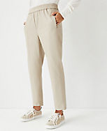 The Faux Leather Pull On Ankle Pant carousel Product Image 1