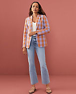 The Hutton Blazer in Gingham carousel Product Image 5