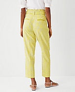 The Gingham Belted Paperbag Ankle Pant carousel Product Image 2