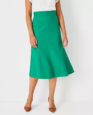 Seamed Flare Pencil Skirt carousel Product Image 1