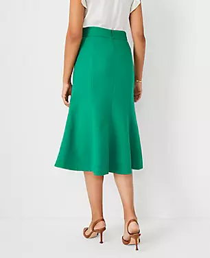 Seamed Flare Pencil Skirt carousel Product Image 2