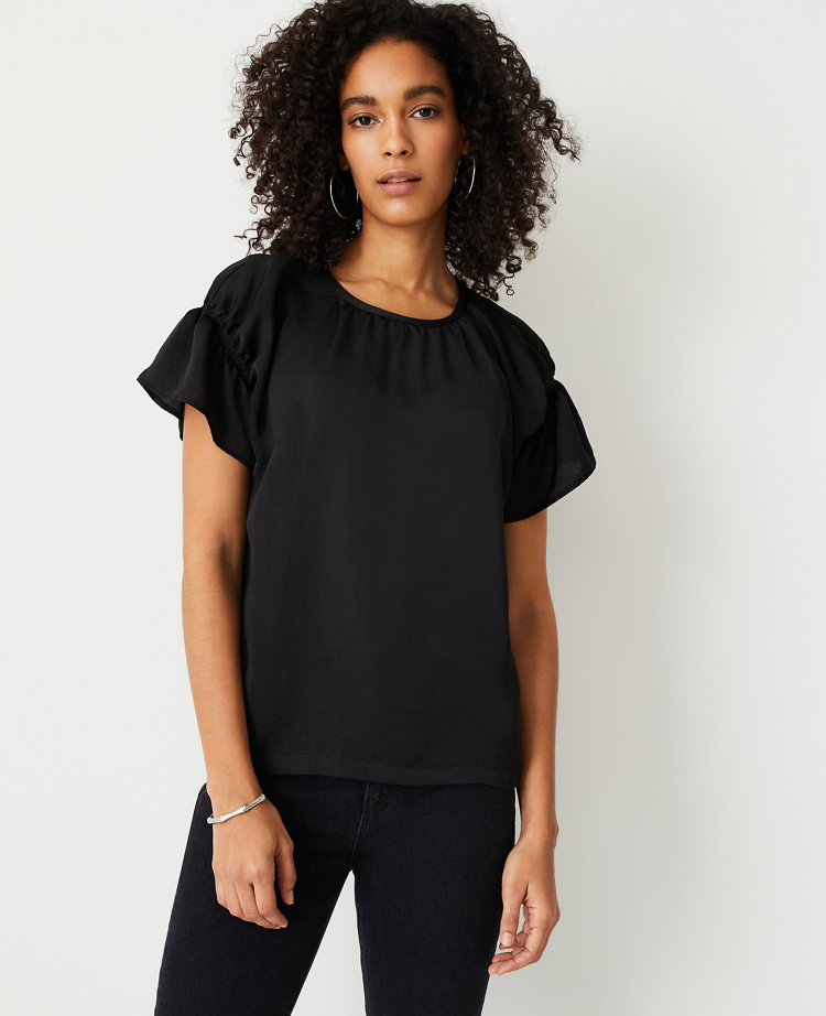 Flutter Sleeve Top