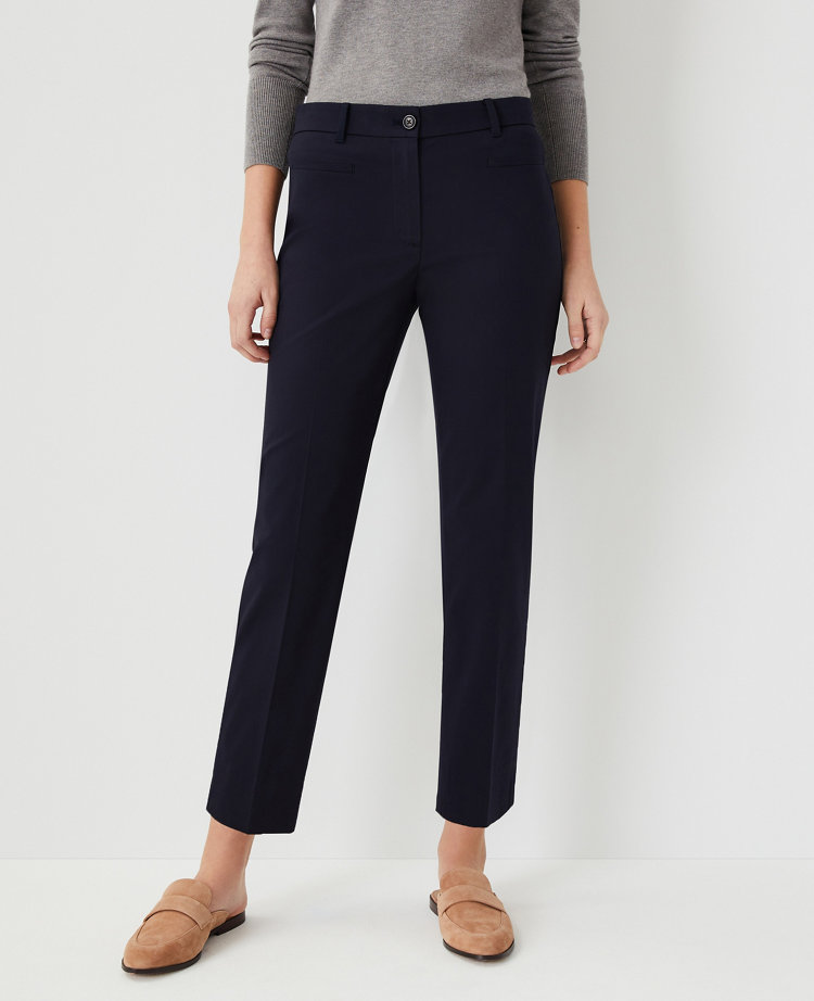 Ann Taylor The Petite Cotton Crop Pant