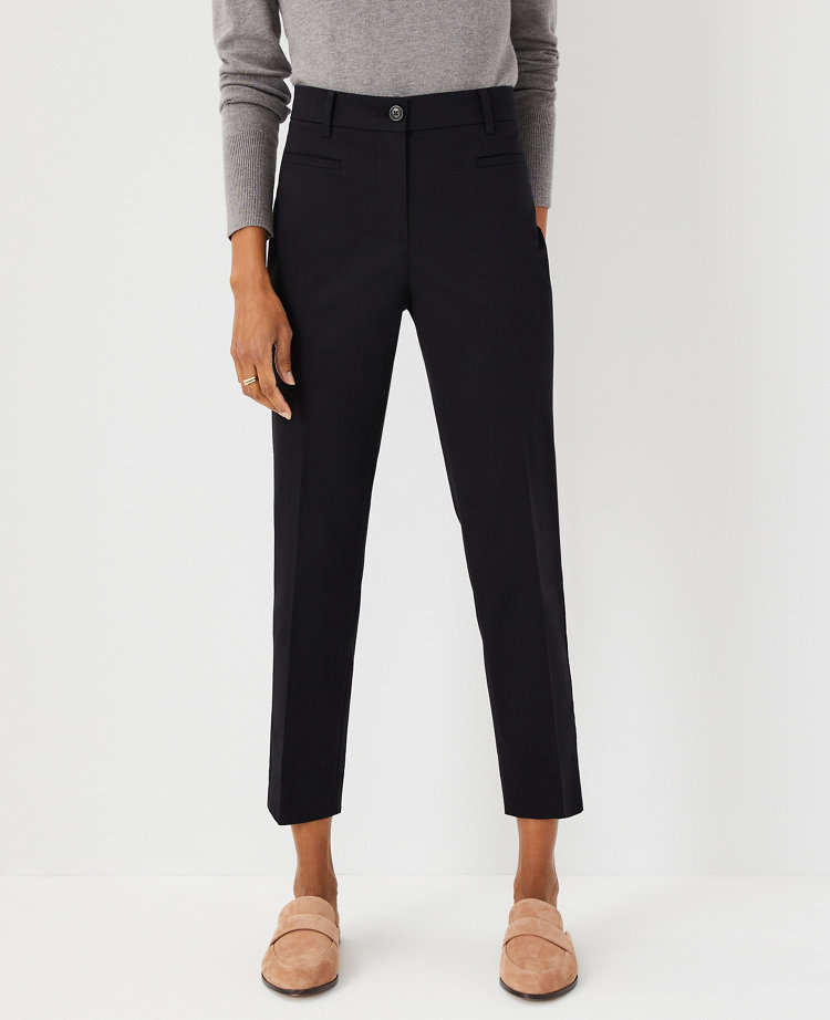 Ann Taylor The Petite Cotton Crop Pant