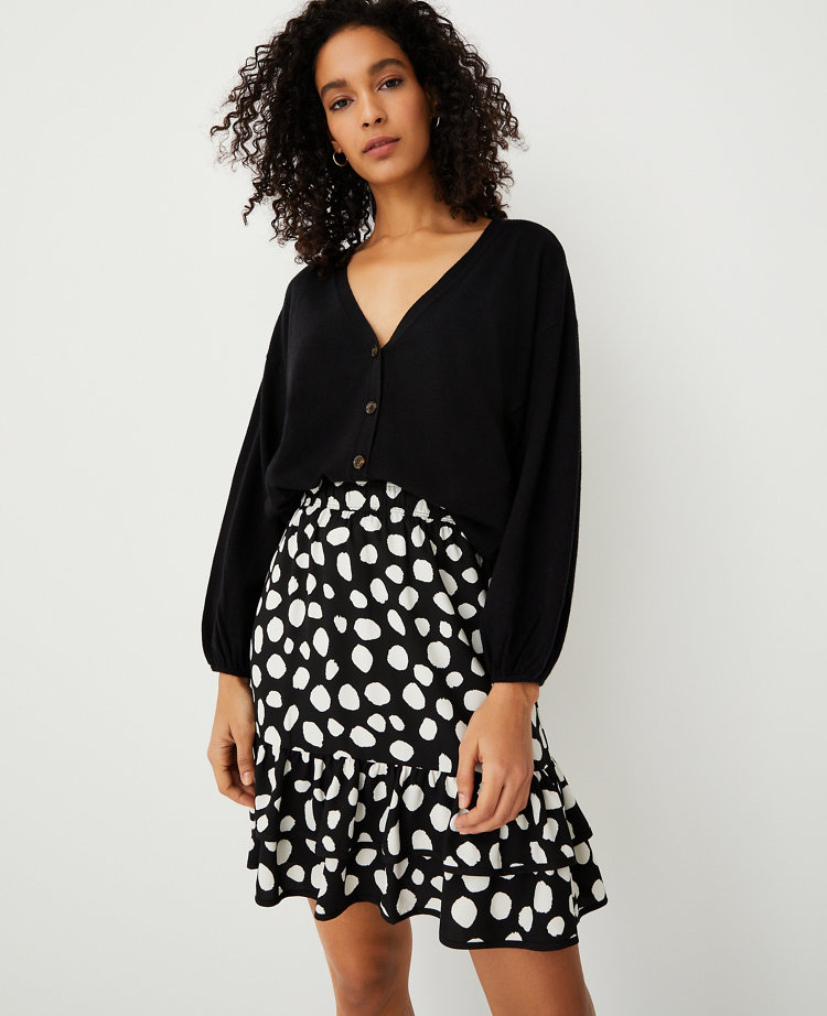 Ann Taylor Balloon Sleeve Cardigan