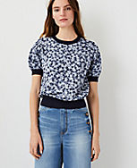 Floral Sweater Tee carousel Product Image 1