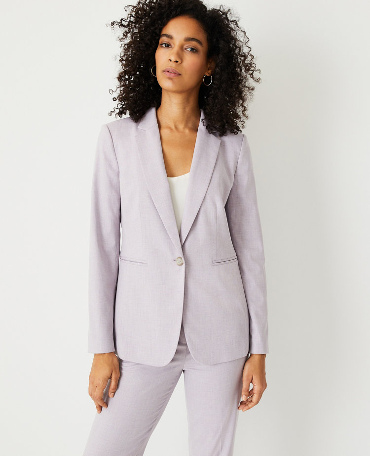 Ann Taylor The Tall Notched One-Button Blazer
