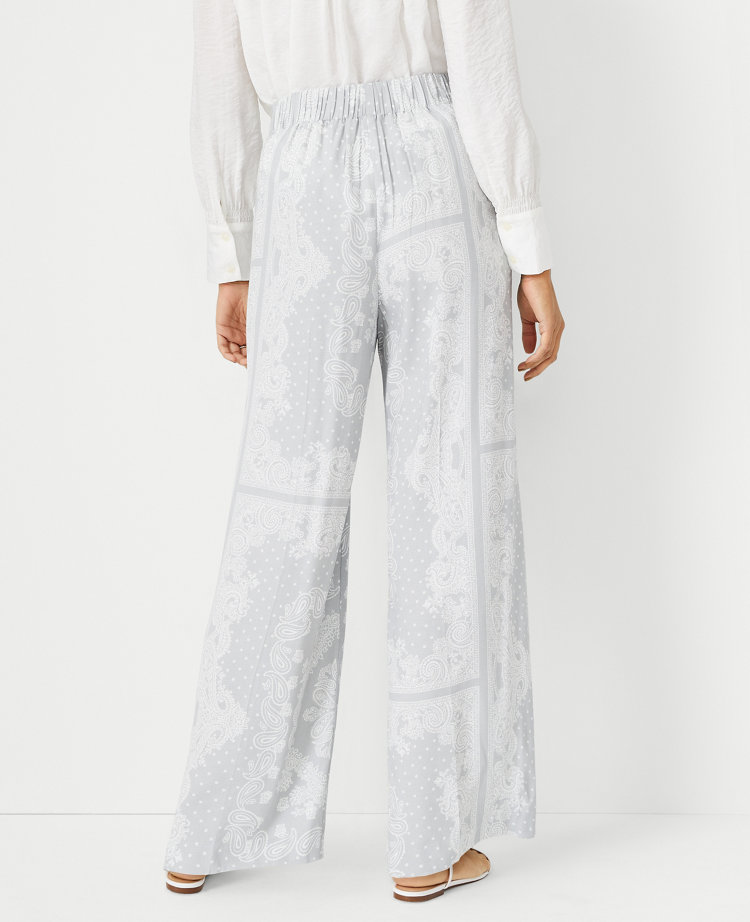 The Bandana Paisley Sarong Wide Leg Pant