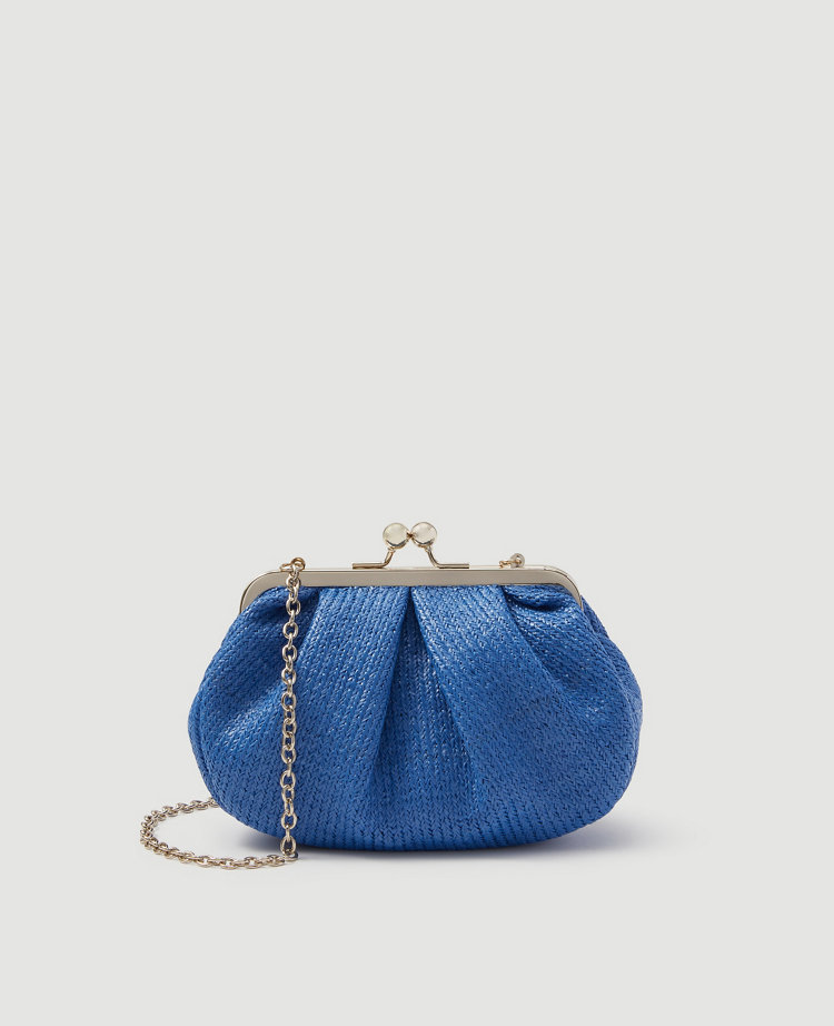 Straw Crossbody Clutch Bag